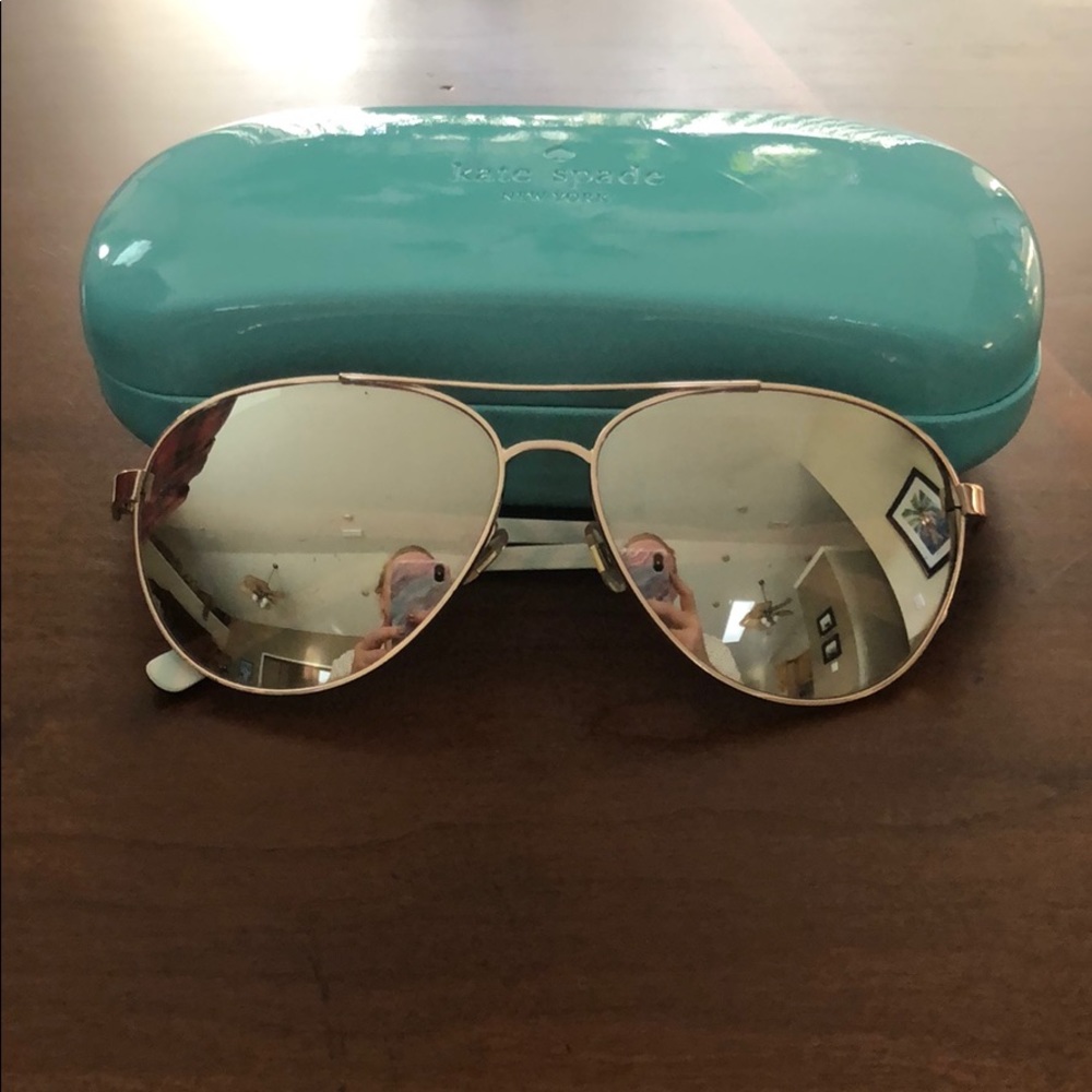 Kate spade Rose gold sunglasses